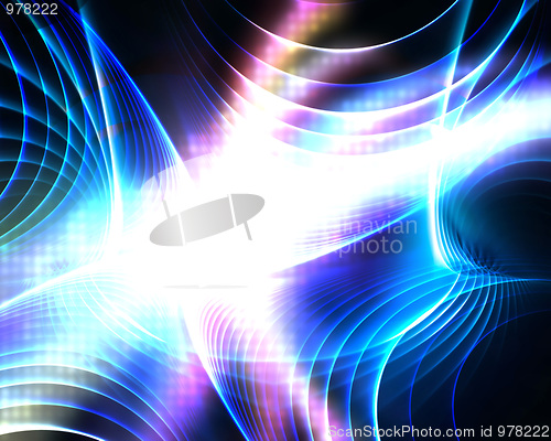 Image of Glowing Abstract Layout