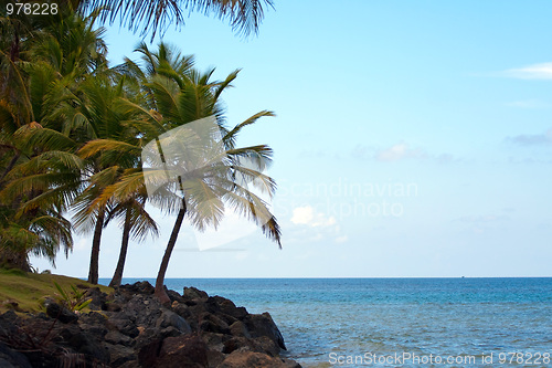 Image of Luquillo Beach in Puerto Rico