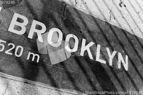 Image of Brooklyn Placard