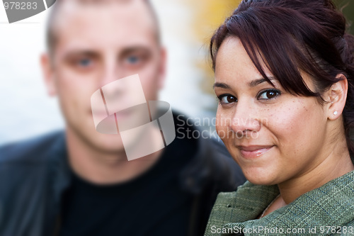 Image of Smiling Couple Outdoors
