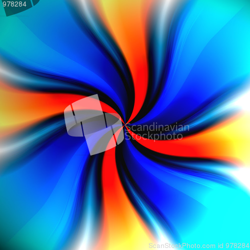 Image of Colorful Twirl Vortex