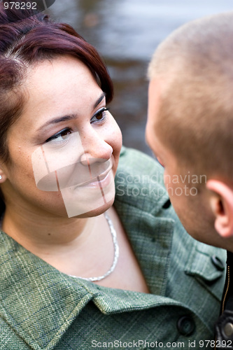 Image of Smiling Couple Outdoors