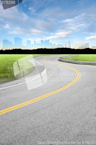 Image of Curved Country Road