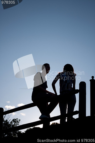 Image of Couple Silhouette