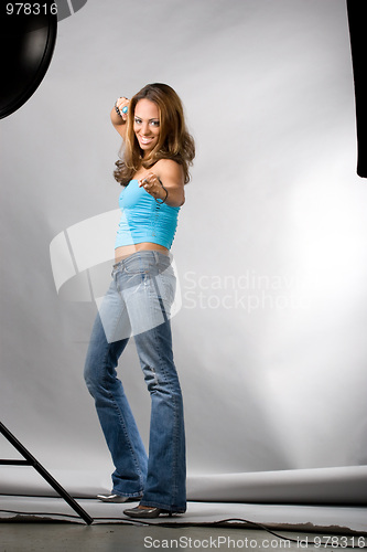 Image of Model Girl in the Studio