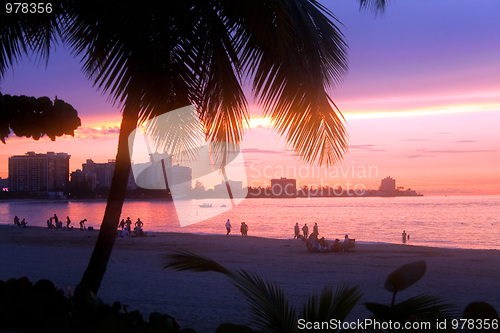 Image of Isla Verde Puerto Rico Sunset
