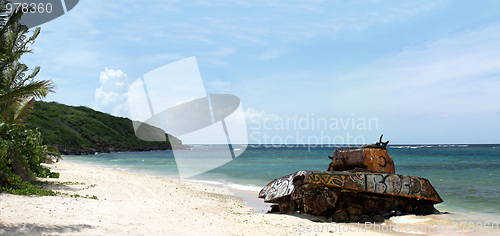 Image of Flamenco Beach Army Tank