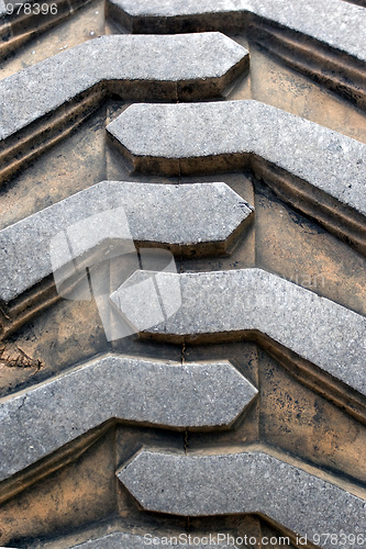 Image of Tractor Tire Tread