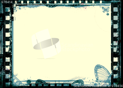 Image of Grunge film frame