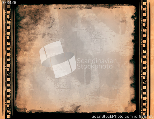 Image of Grunge film frame