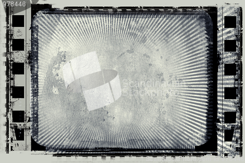 Image of Grunge film frame