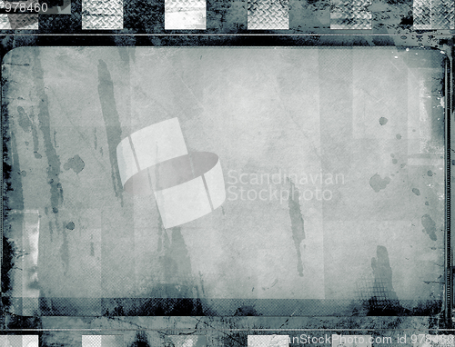 Image of Grunge film frame