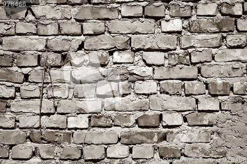 Image of Old brick wall