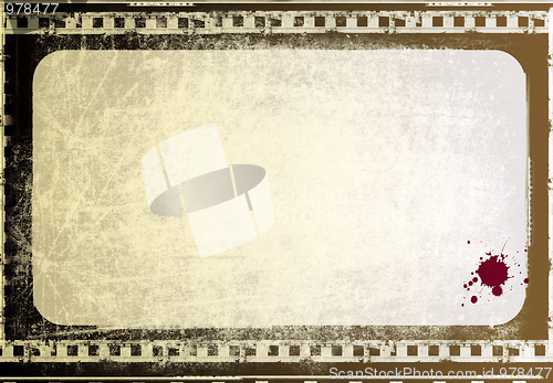 Image of Grunge film frame