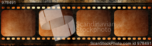 Image of Grunge film frame