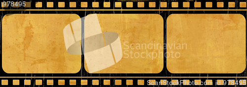 Image of Grunge film frame