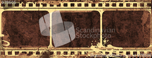 Image of Grunge film frame