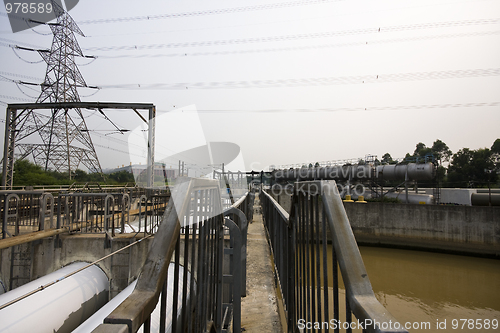 Image of transmission tower station