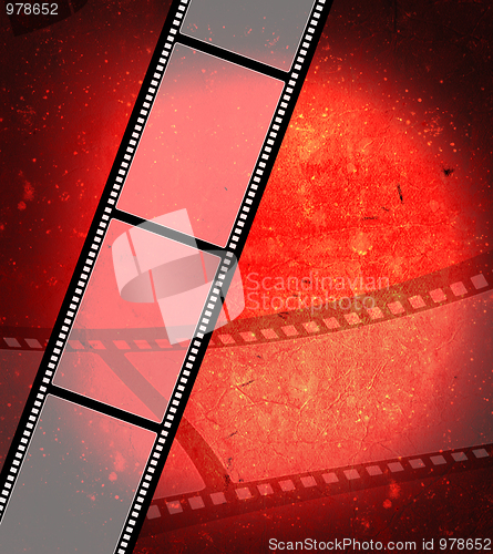 Image of Grunge film frame