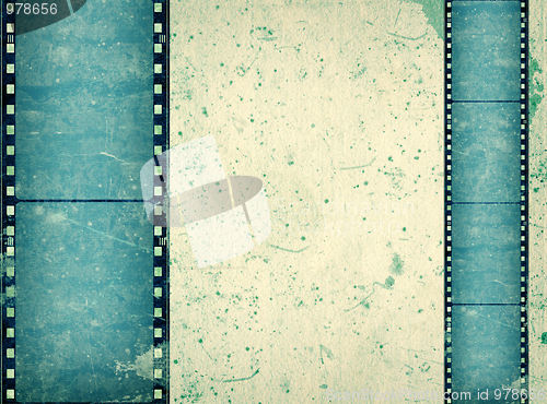 Image of Grunge film frame