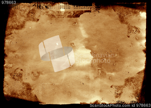 Image of Grunge border and background