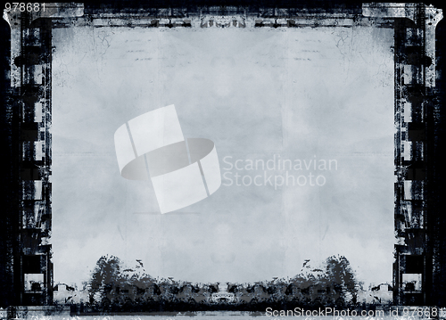 Image of Grunge border and background