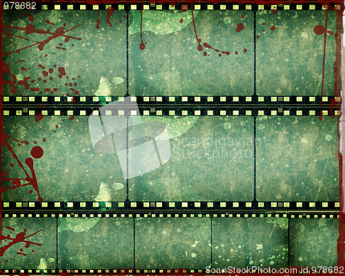 Image of Grunge film frame