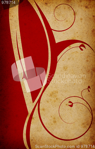 Image of Retro style paper background
