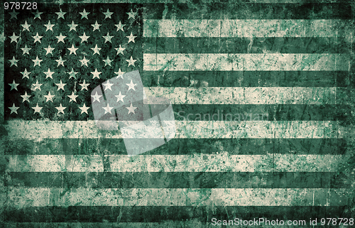 Image of Grunge flag of USA