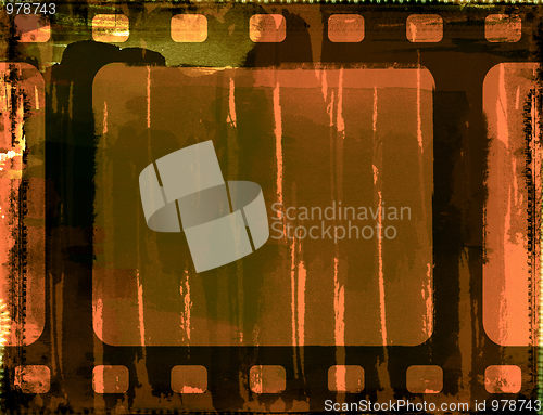 Image of Grunge film frame