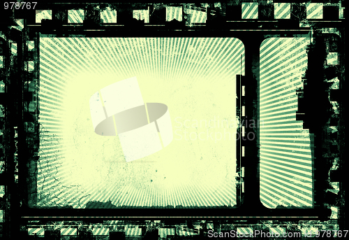 Image of Grunge film frame