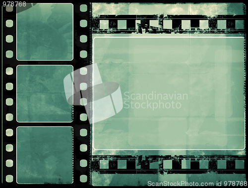 Image of Grunge film frame