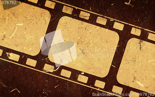 Image of Grunge film frame