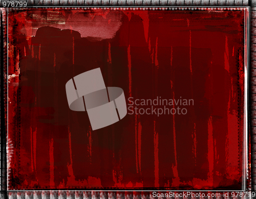 Image of Grunge border and background