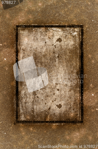 Image of Grunge border and background