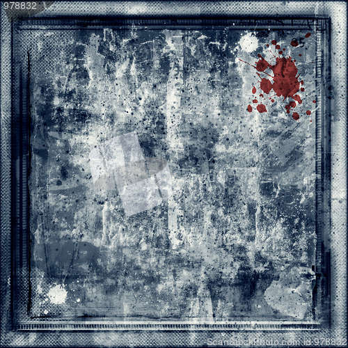 Image of Grunge border and background