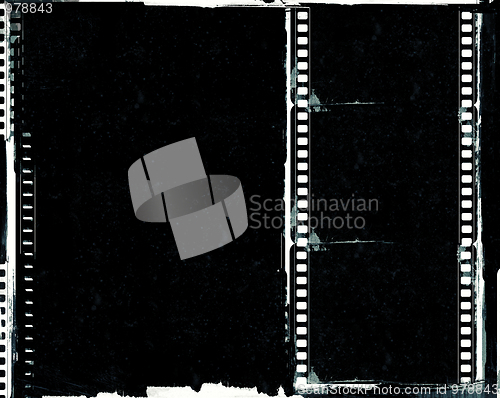Image of Grunge film frame