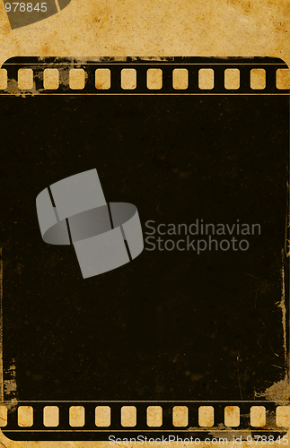 Image of Grunge film frame