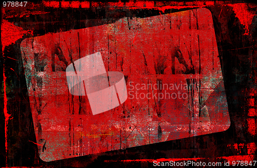 Image of Grunge border and background