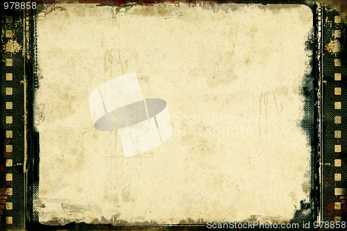 Image of Grunge film frame