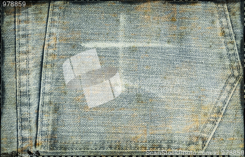 Image of Grunge jeans background