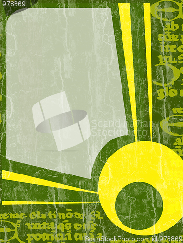 Image of Grunge border and background