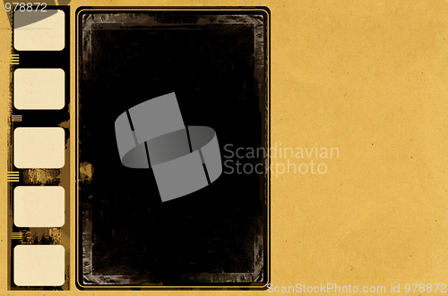 Image of Grunge film frame