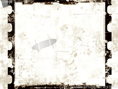 Image of Grunge film frame