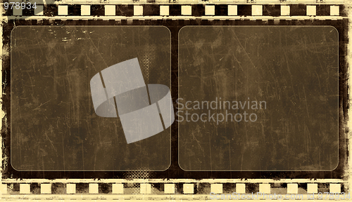 Image of Grunge film frame
