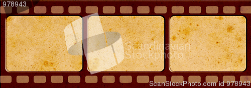 Image of Grunge film frame