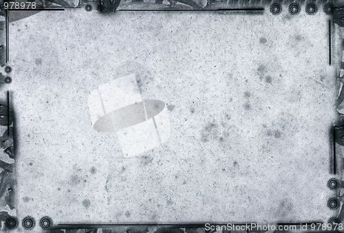 Image of Grunge border and background