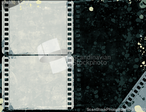 Image of Grunge film frame