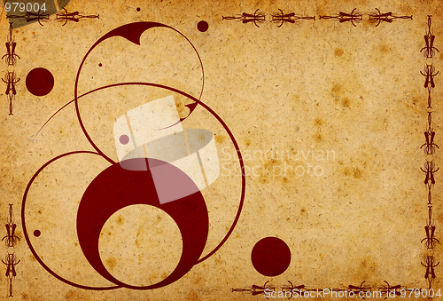 Image of Retro style paper background
