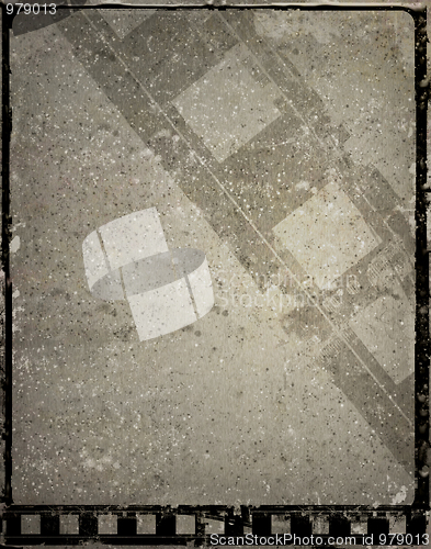 Image of Grunge film frame